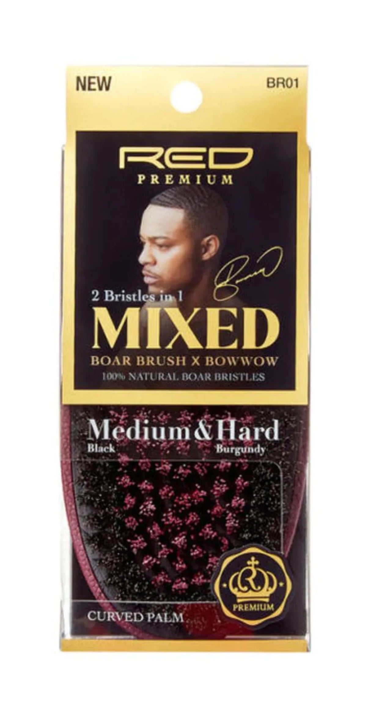 Kiss - RPM M/h Mixed Palm Boar Brush