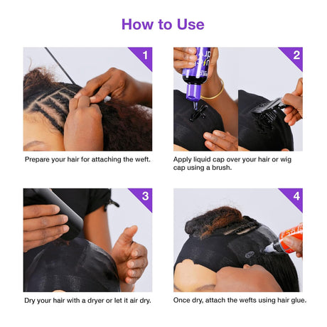 KISSREDQUICKDRYHAIRPROTECTIVELIQUIDCAPBLACK8.5OZ