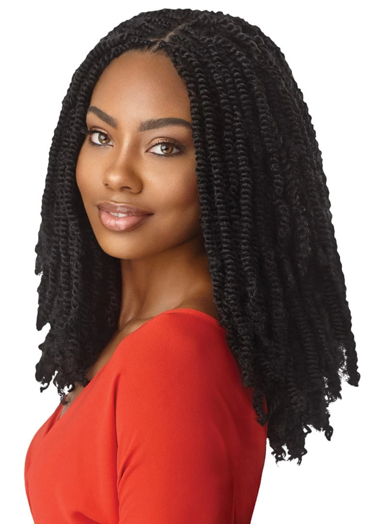 Outre X-Pression 3X Twisted Up Springy Afro Twist - Kanekalon Fiber Crochet Hair