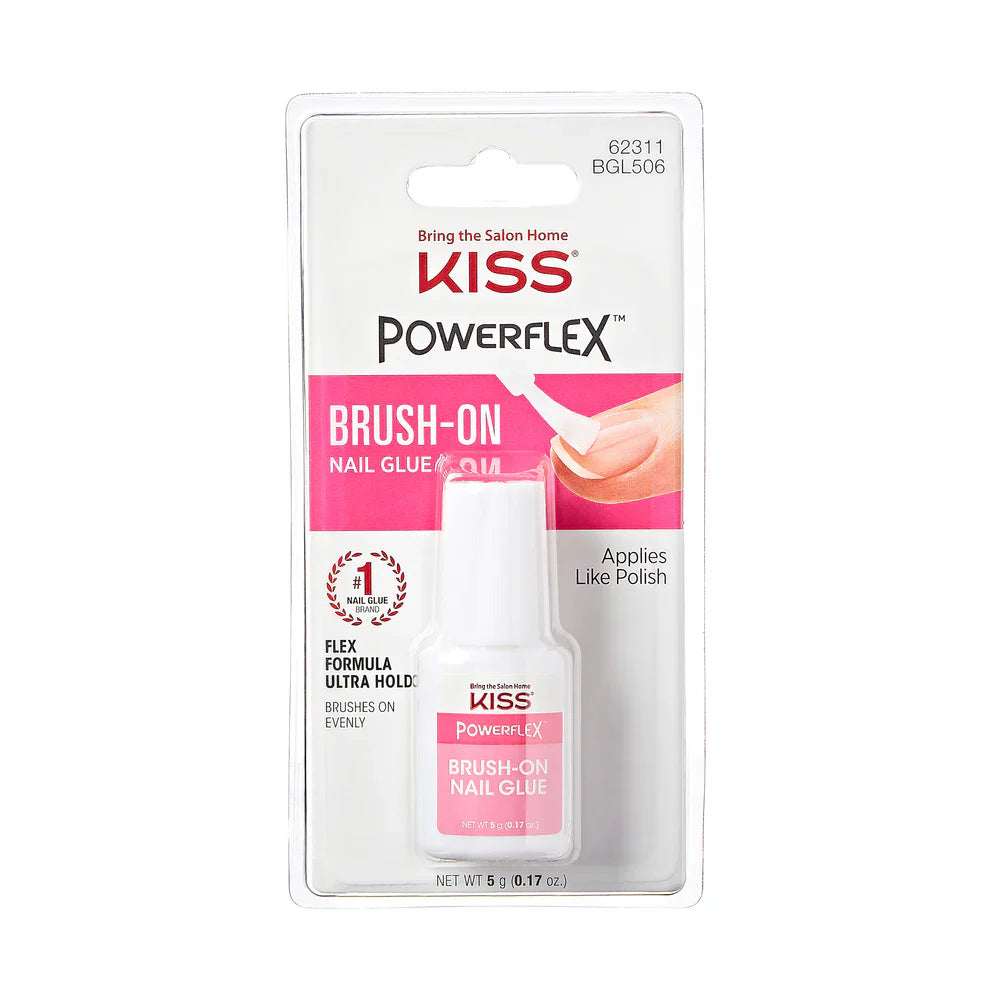 KISS Powerflex Brush-On Nail Glue Flex Formula Utra Hold