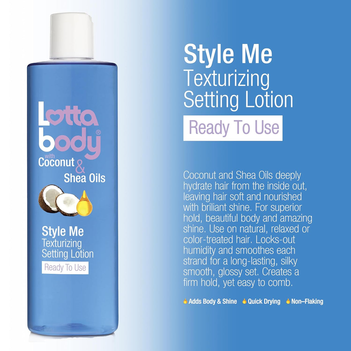 L/Body Coco and Shea Texturizing Setting Lotion 12oz for lasting style-2