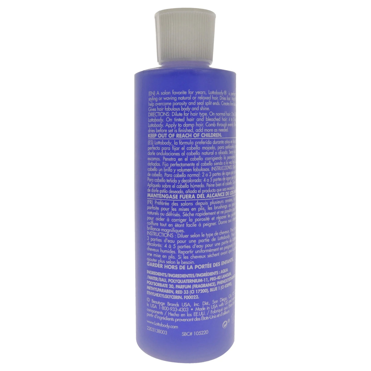 L/Body Set Lotion 8oz lightweight formula for smooth styling-1