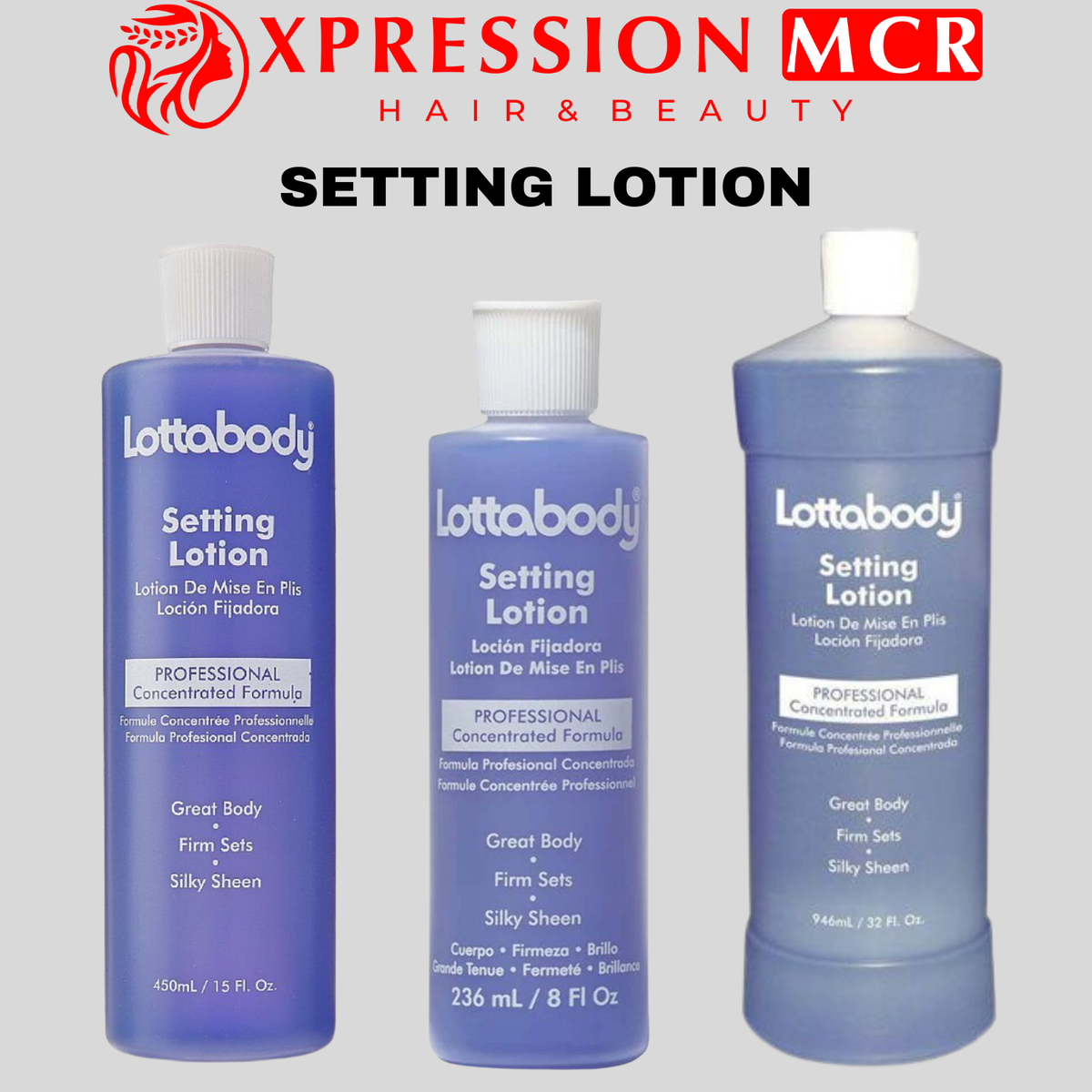 L/Body Set Lotion 8oz lightweight formula for smooth styling-2