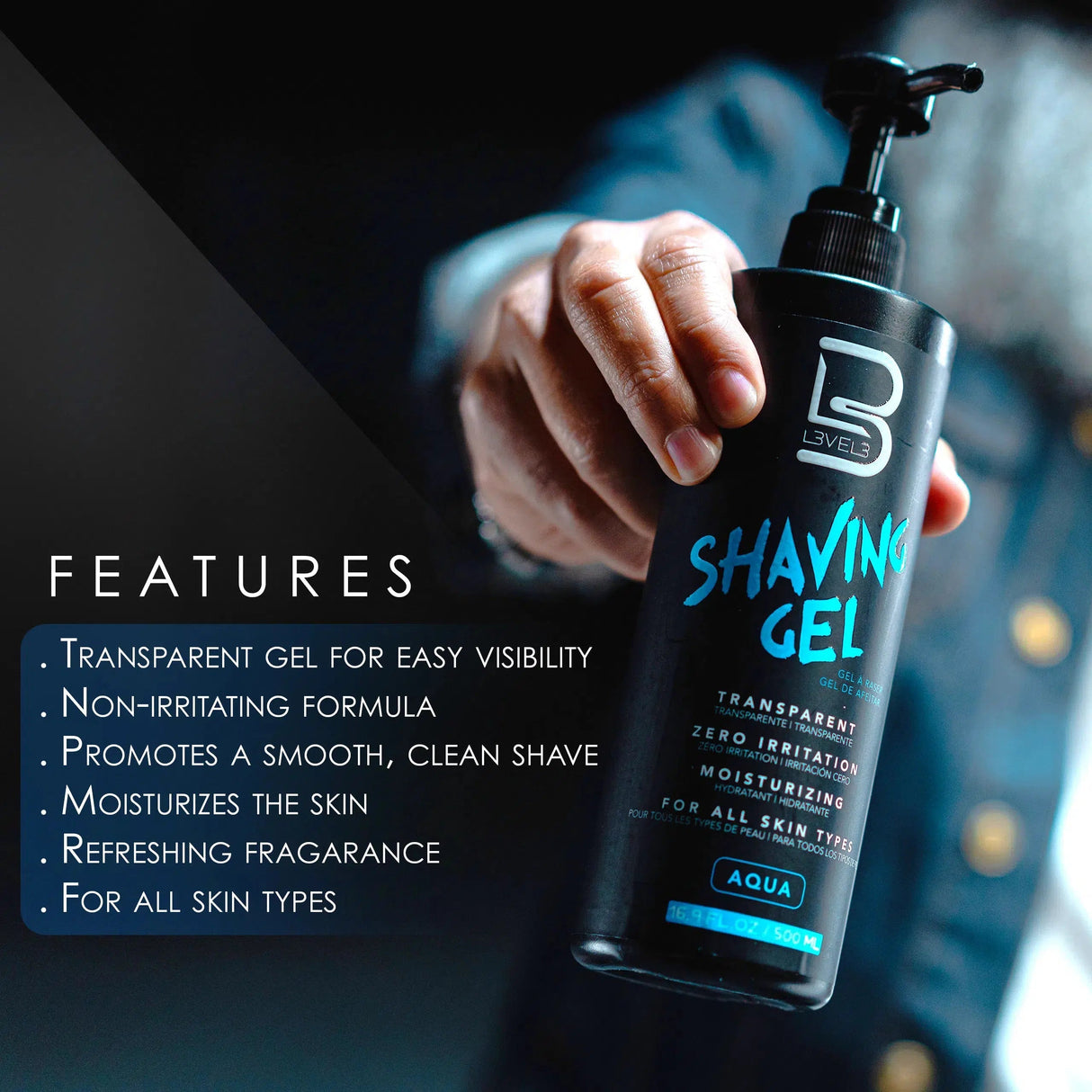 Level3 Shaving Gel 16.9Oz-3