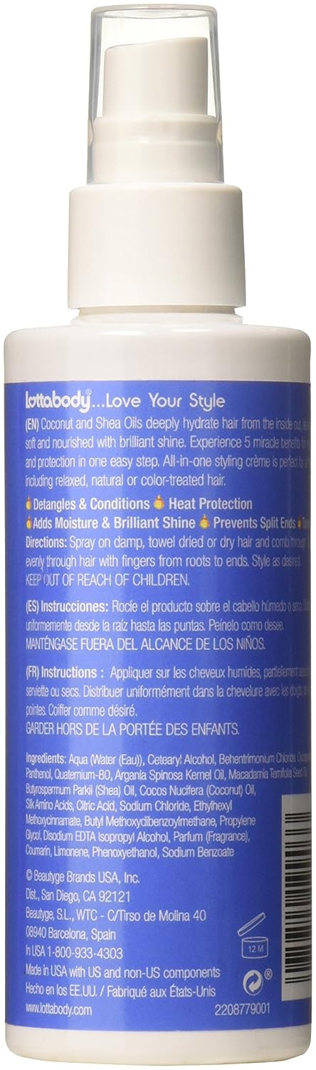 Lotta Body Love Me 5 N 1 Miracle Hair Styling Creme, 5.1 Oz-1