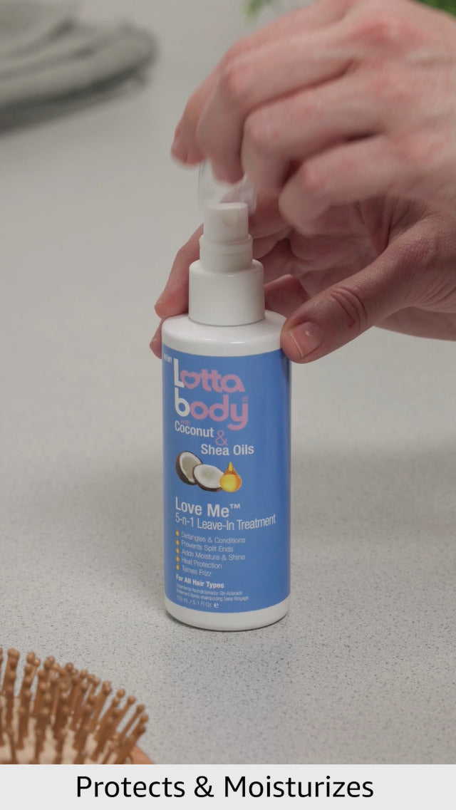 Lotta Body Love Me 5 N 1 Miracle Hair Styling Creme, 5.1 Oz-2