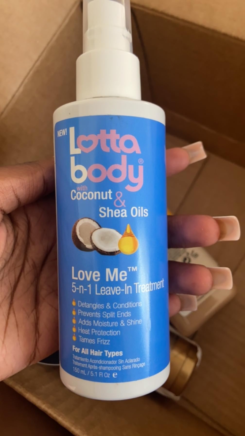 Lotta Body Love Me 5 N 1 Miracle Hair Styling Creme, 5.1 Oz-4