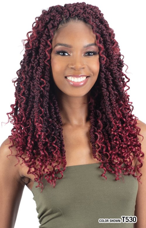 Model Model Glance Braid 3X Afro Water Passion Twist 14"