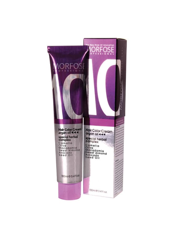 MORFOSE HAIR COLOR CREAM ARGAN OIL BLACK #1