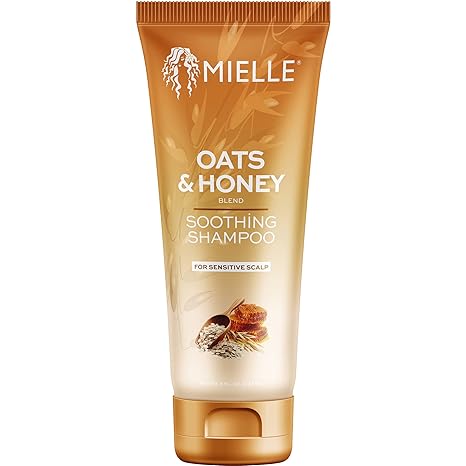 Mielle Organics Oats & Honey Soothing Shampoo 8oz, soothing hair shampoo, gentle sulfate free shampoo, moisturizing hair cleanser, calming scalp shampoo, nourishing hair shampoo, soft smooth hair shampoo, daily use hair shampoo, oats and honey hair shampoo, healthy hair shampoo, scalp care shampoo, natural hair shampoo, textured hair care shampoo, sensitive scalp shampoo, hydrating hair cleanser, Mielle Organics hair care