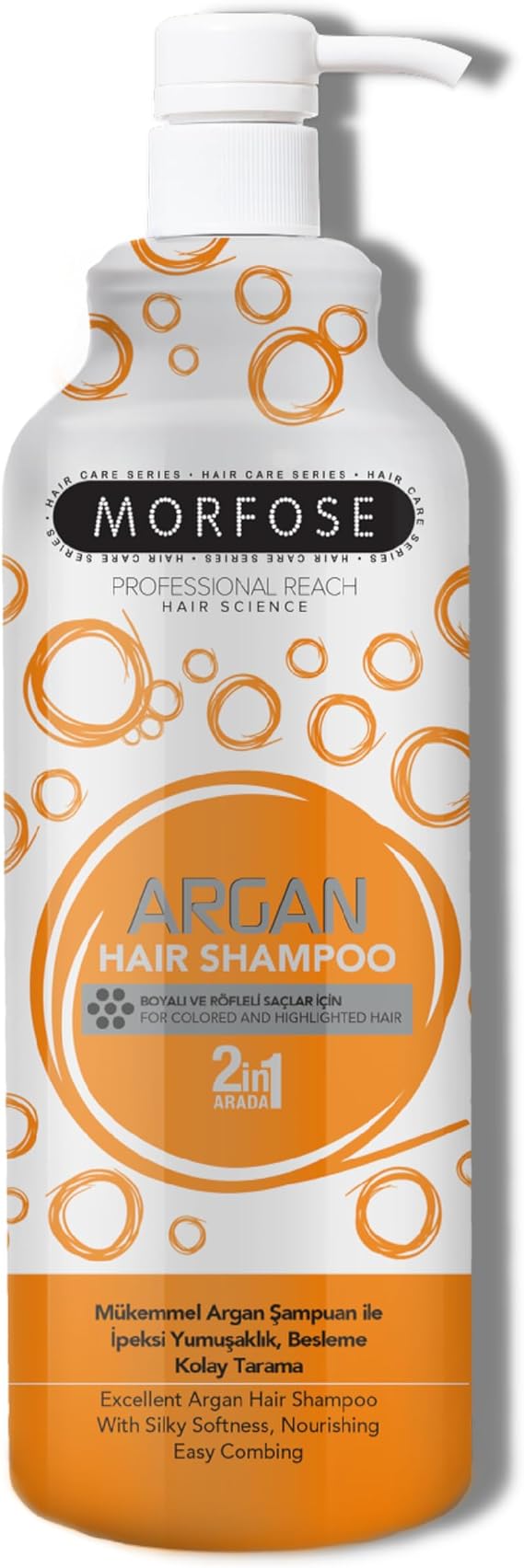 Morfose Hair Shampoo Argan 33.81oz Hydrating, Nourishing, Repairing Formula-1