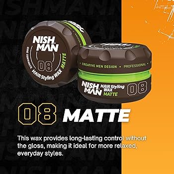 Nishman HAIR STYLING AQUA WAX 08 MATTE 150ML-2