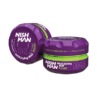 Nishman Hair Styling Aqua Wax 04 Rugby Strong Hold