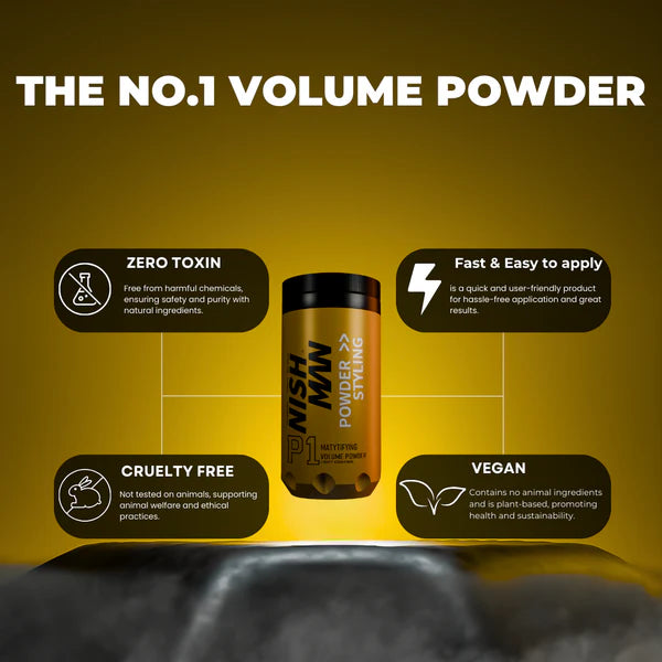 Nishman  Powder Styling Mattifying Hair Styling -2