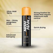 Nishman Styling Hair Spray 13.52 oz-2