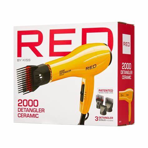 RED BY KISS Yellow 2000 Ceramic Detangler Dryer