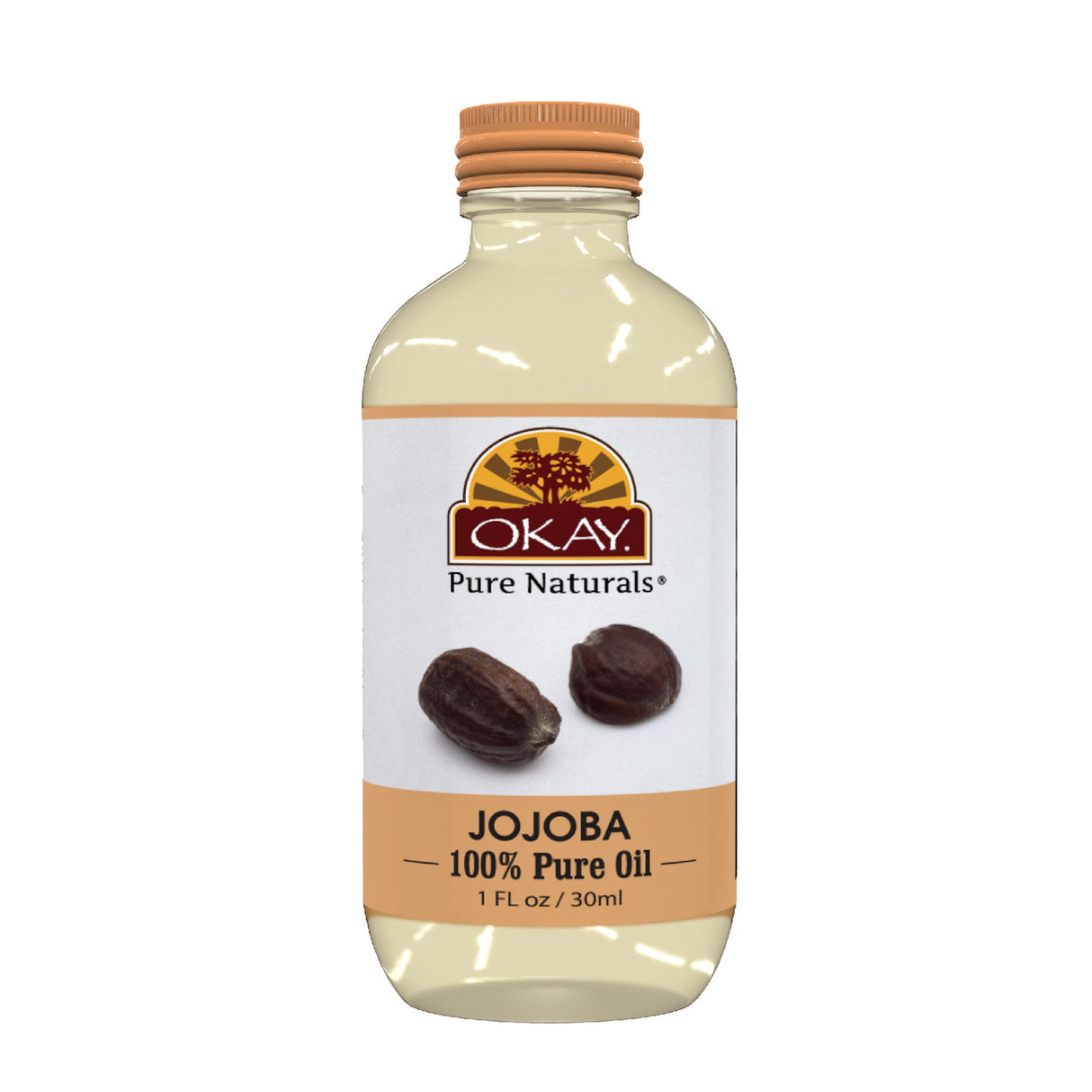 OKAY Pure Naturals 100% Pure Jojoba Oil - 1 oz / 30 ml