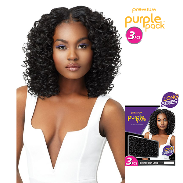 Outre Purple Pack Bounce Curl Long Hair Extension - 3 Pack
