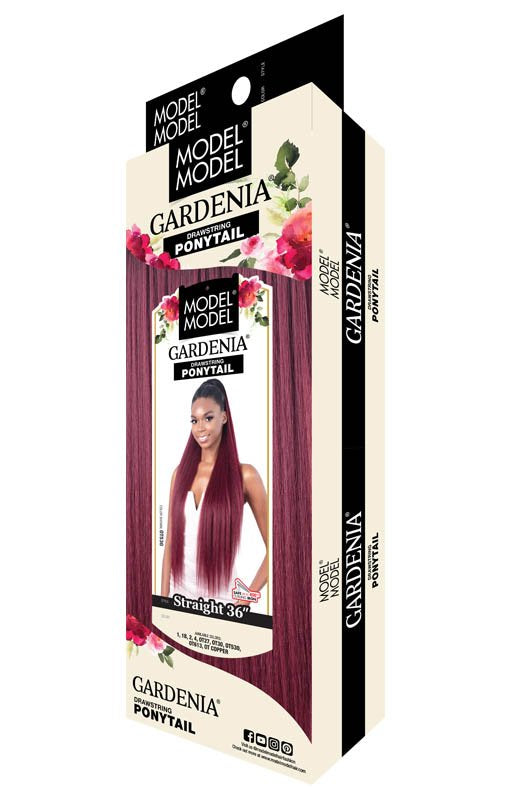 Model Model Gardenia Straight Drawstring Ponytail