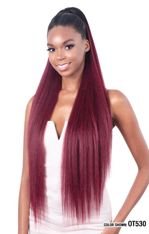 Model Model Gardenia Straight Drawstring Ponytail