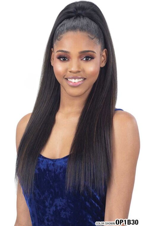 Model Model Gardenia Straight Drawstring Ponytail