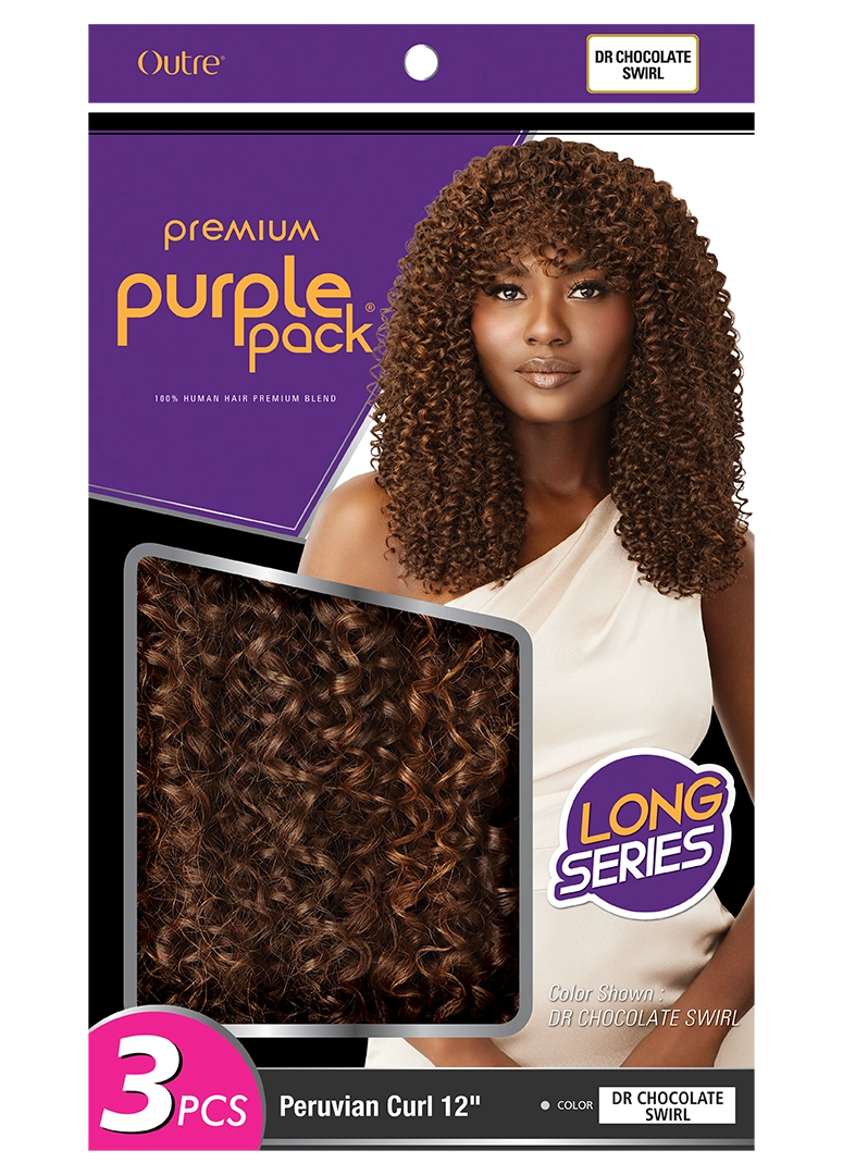 Outre Premium Purple Pack Long Series Peruvian Curl - 3 Pack