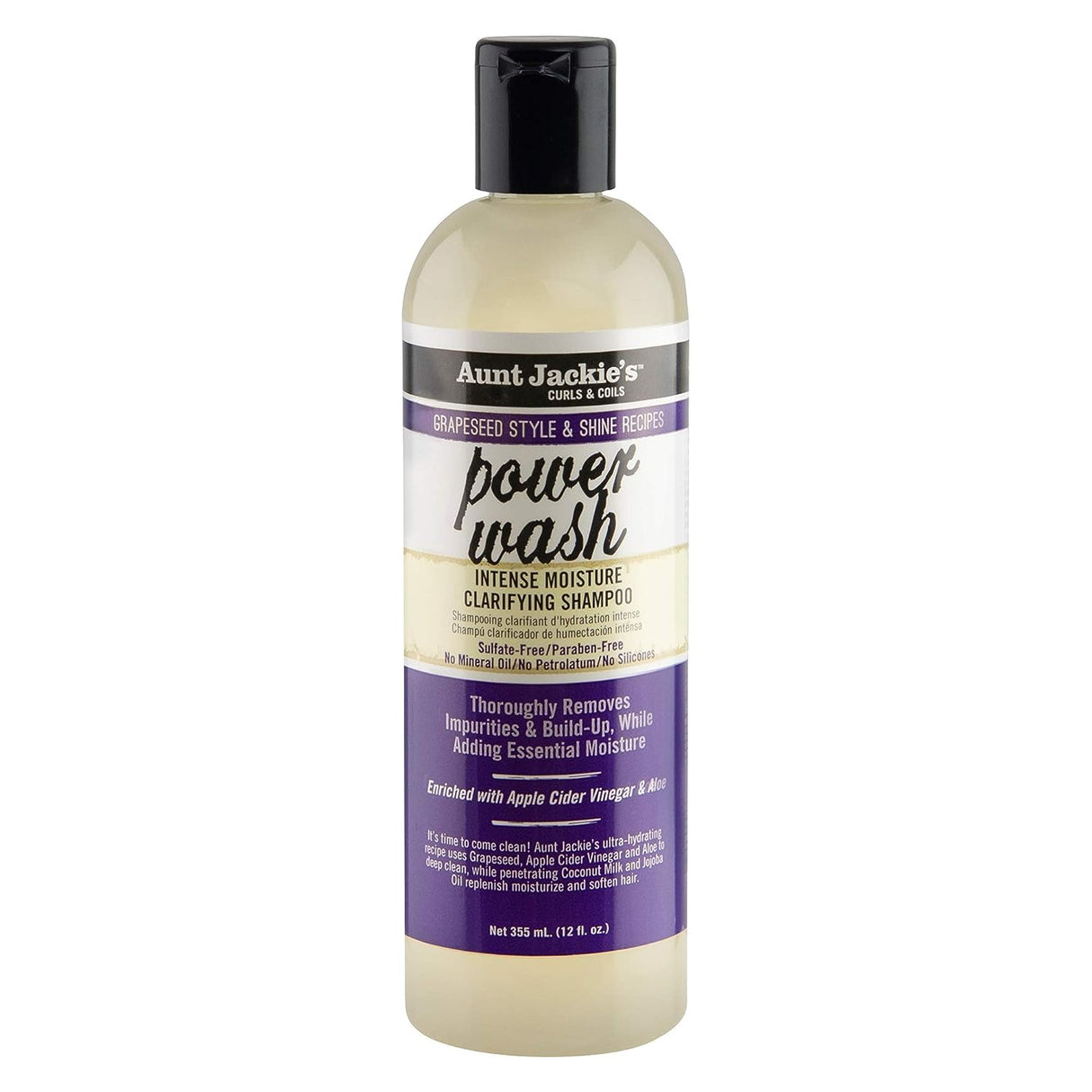 Aunt Jackie's Power Wash Clarifying Shampoo 12 oz