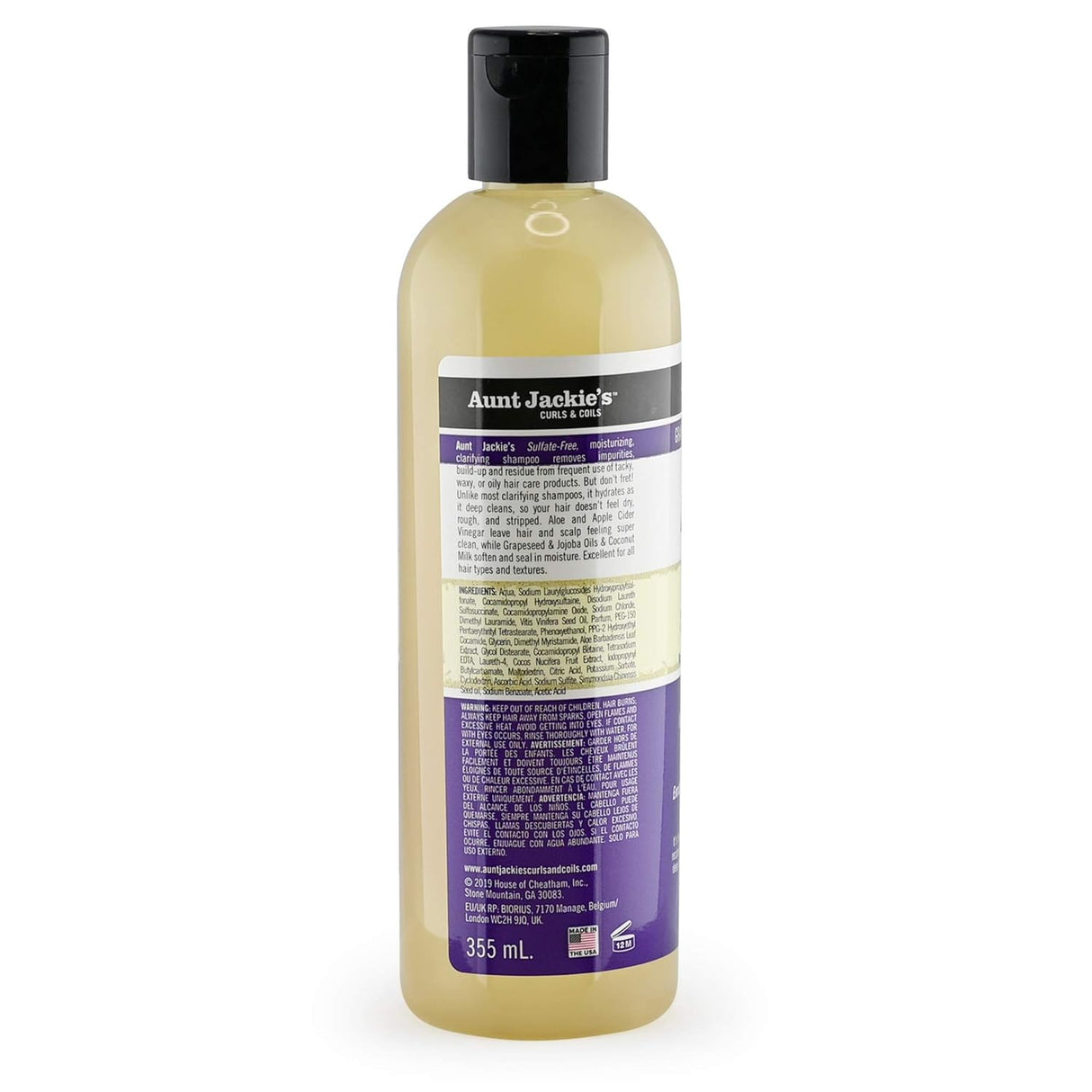 Aunt Jackie's Power Wash Clarifying Shampoo 12 oz