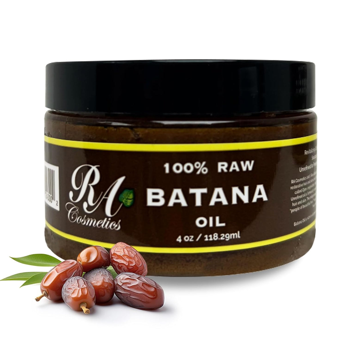 RA 100% RAW BATANA OIL JAR 4oz