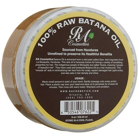 RA 100% RAW BATANA OIL JAR 8oz