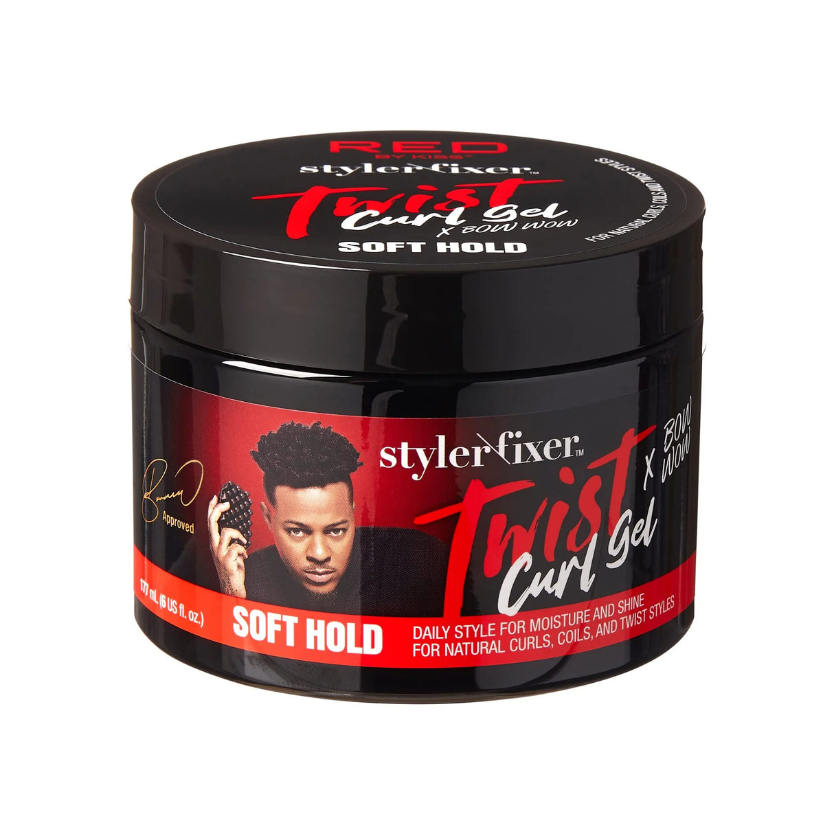RED BY KISS Style Fixer Twist Curl Gel Soft Hold 6 oz