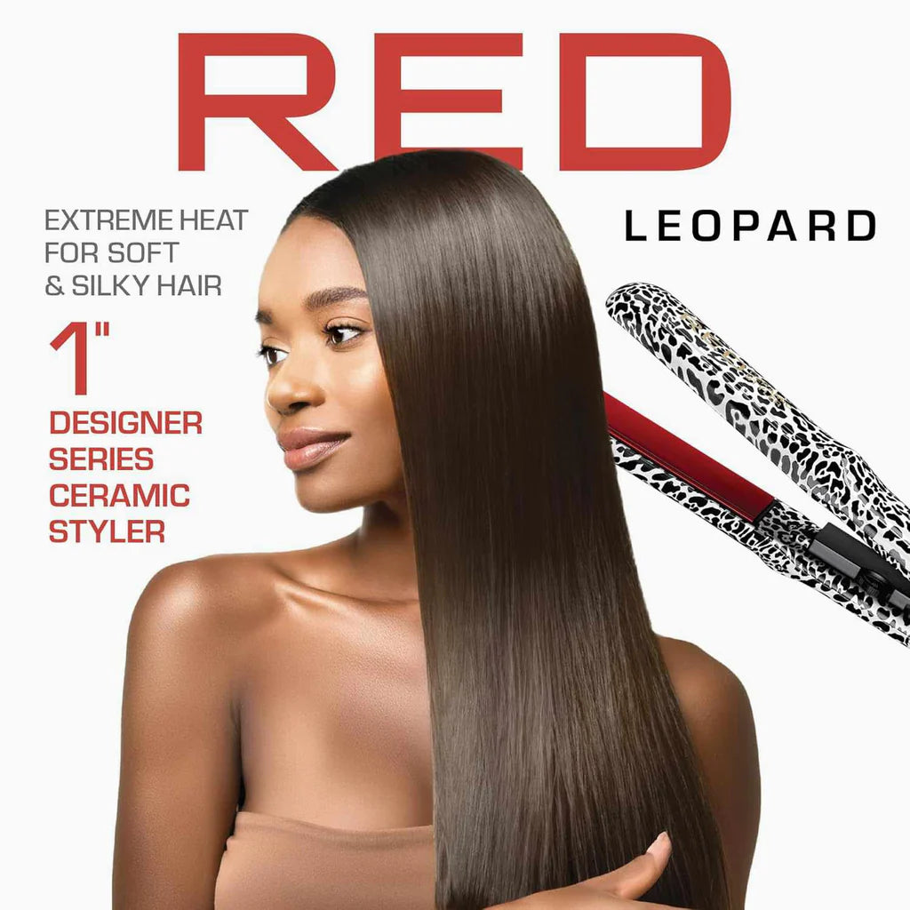 RED BY KISS 1" FI Designer Series Leopard