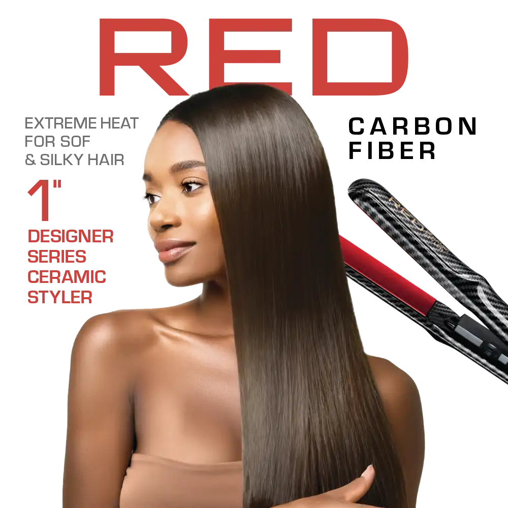 RED BY KISS 1" FI Designer Series Carbon Fiber