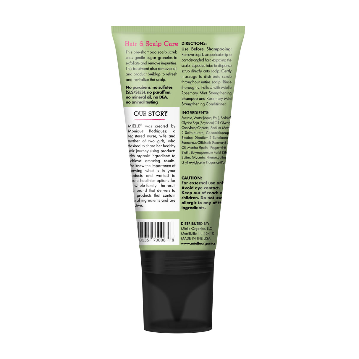 Mielle Rosemary Mint Sugar Scrub Revitalize Your Scalp