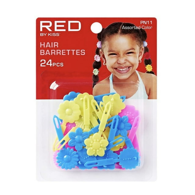 RED BY KISS Kids Daisy Barrettes 24- Pack
