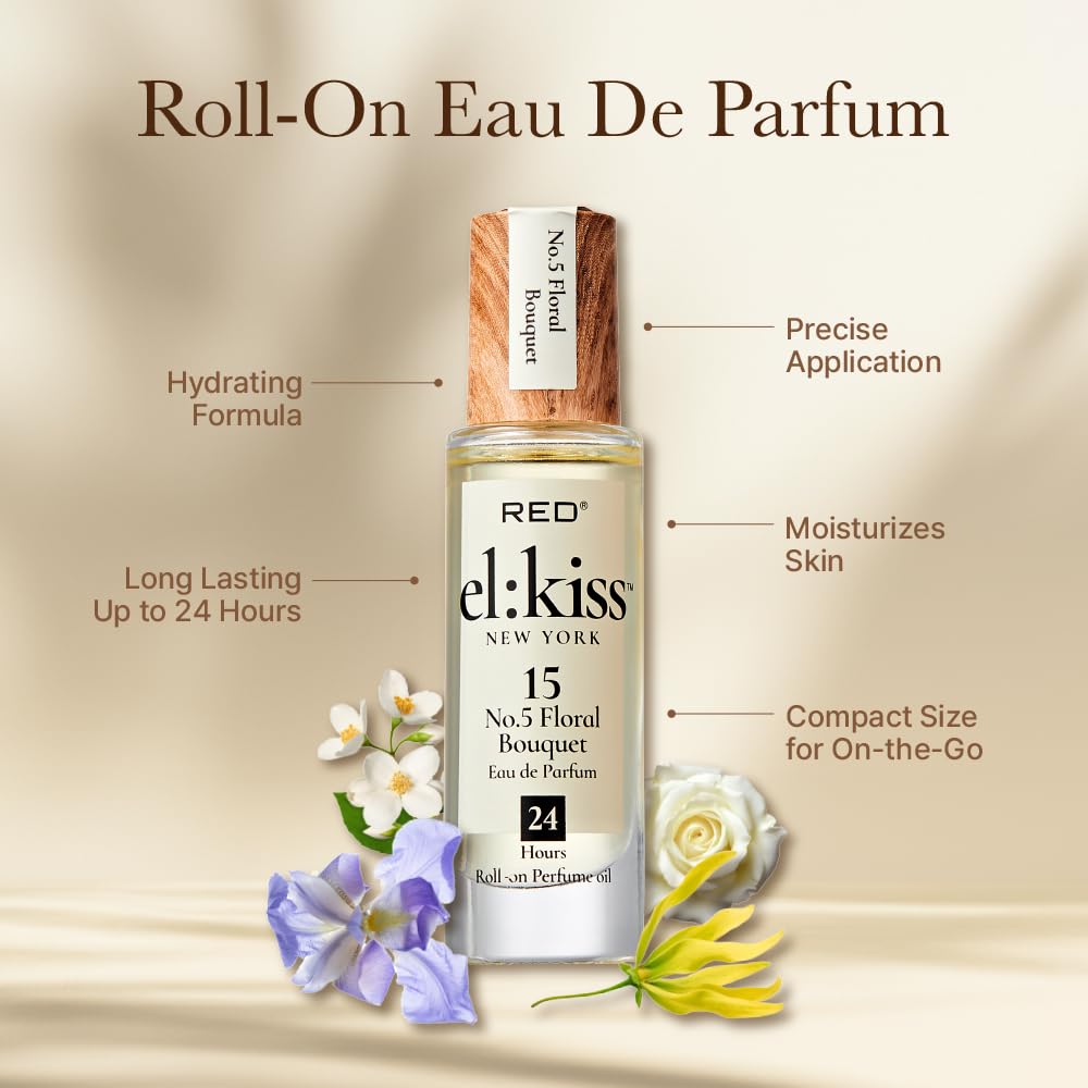 Red EL KISS Roll-On Perfume_Floral_Bouquet_2