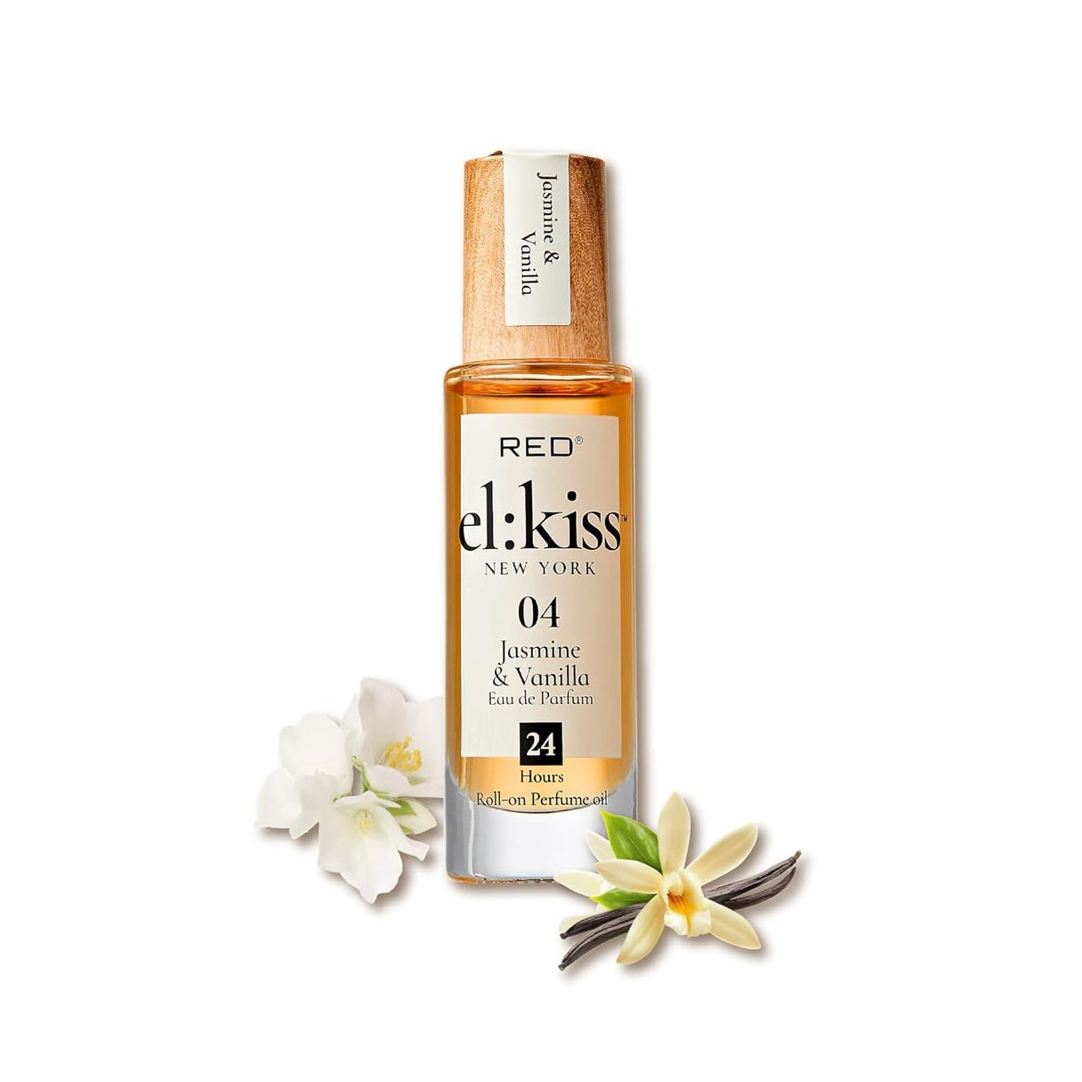 Red EL KISS Roll-On Perfume_Jasmine_Vanilla