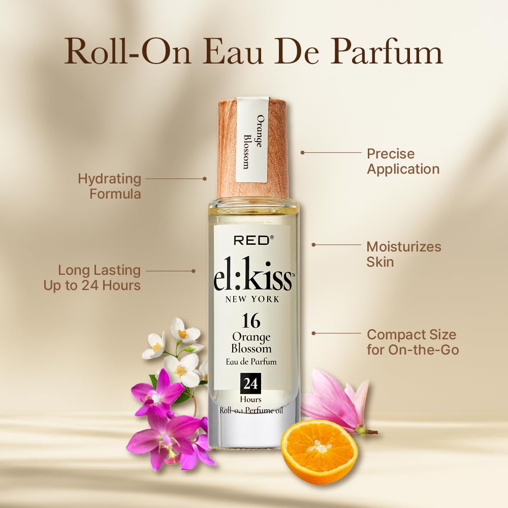 Red EL KISS Roll-On Perfume_Orange_Blossom_2