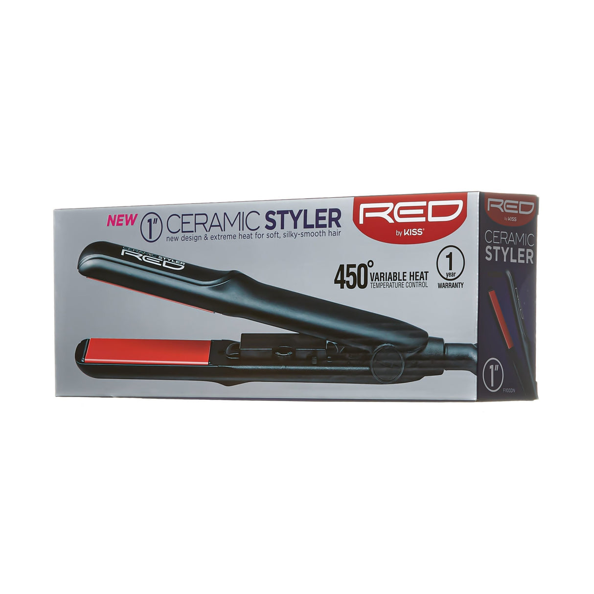 RED BY KISS Ceramic Styler High-Heat Sleek Hair