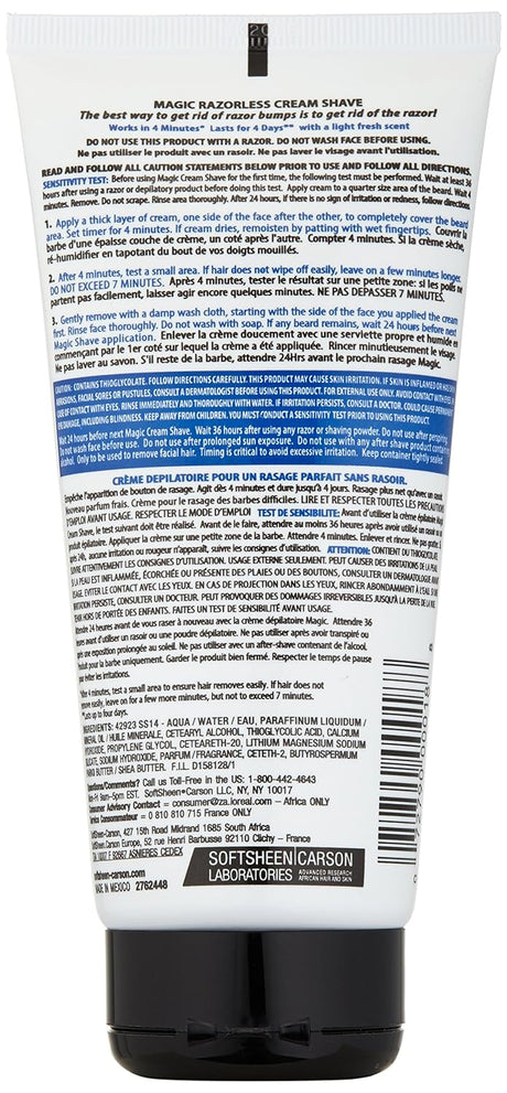 Magic Razorless Cream Shave Regular Strenght