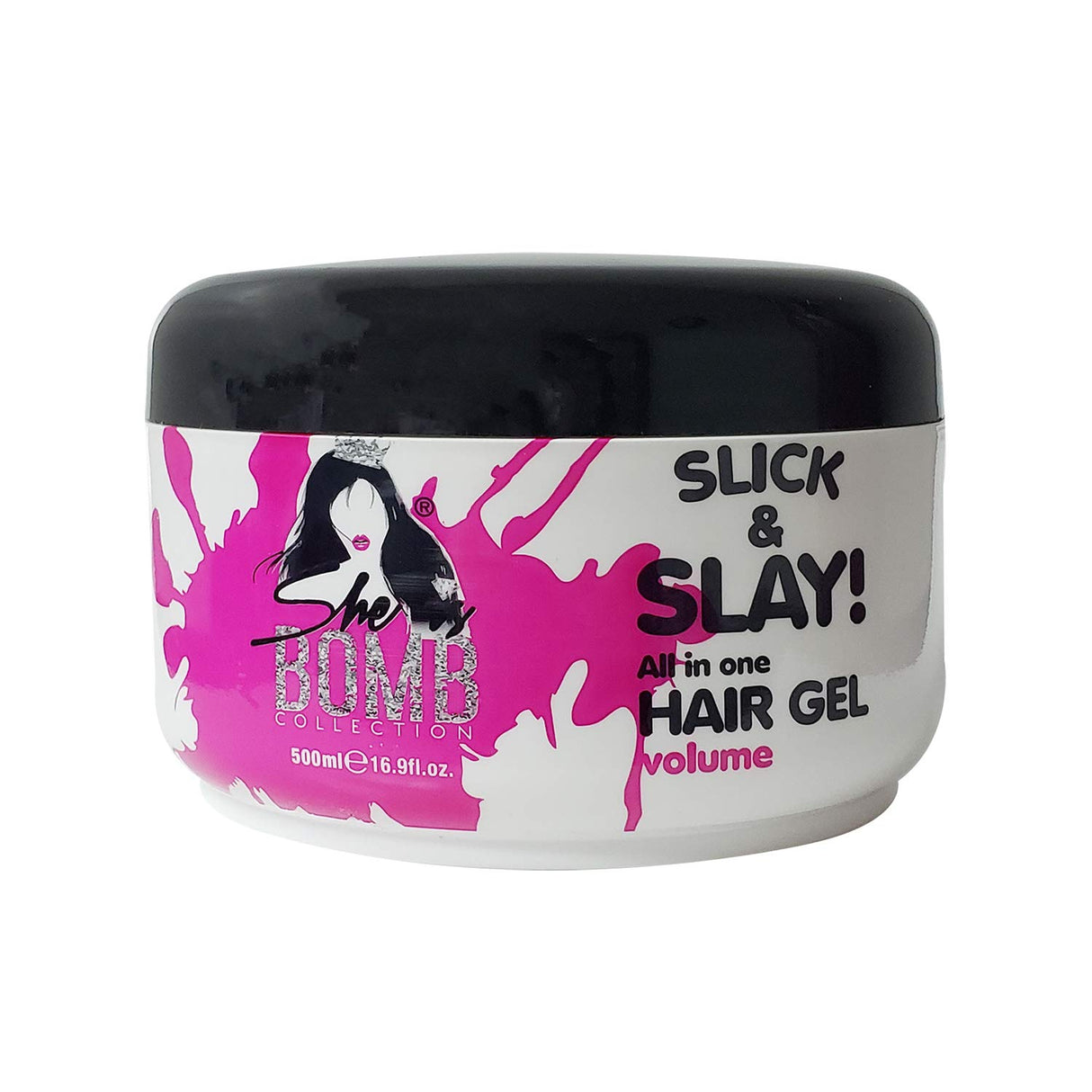 She Is Bomb Collection Slick & Slay All-In-One Hair Gel - 16.9Oz