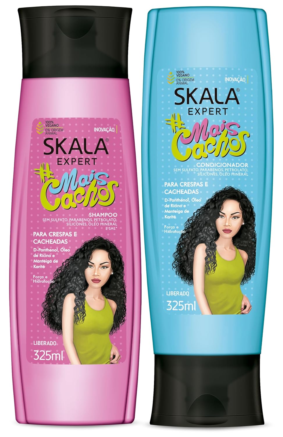 SKALA BRASIL MAIS CACHOS SHAMPOO & CONDITIONER