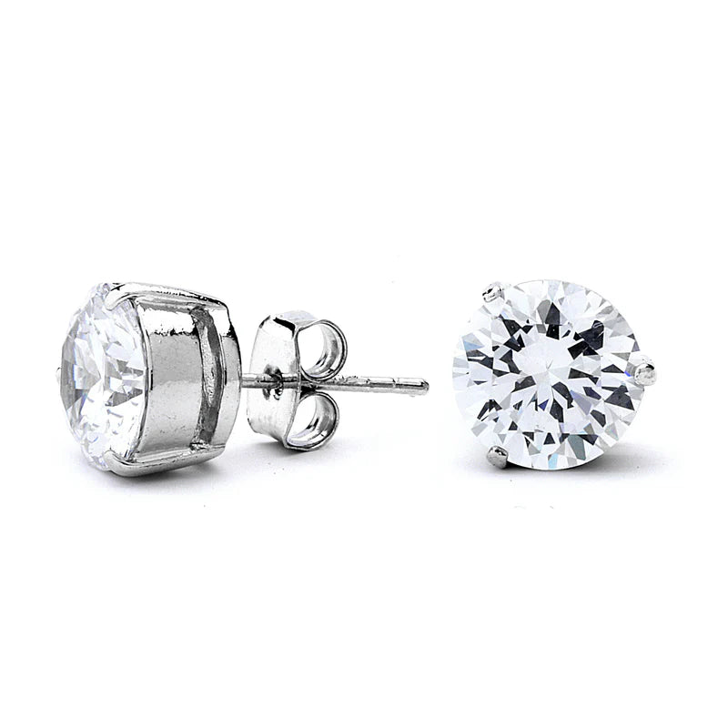 Joy Jewelry AAA Cubic Zirconia Stud Earrings