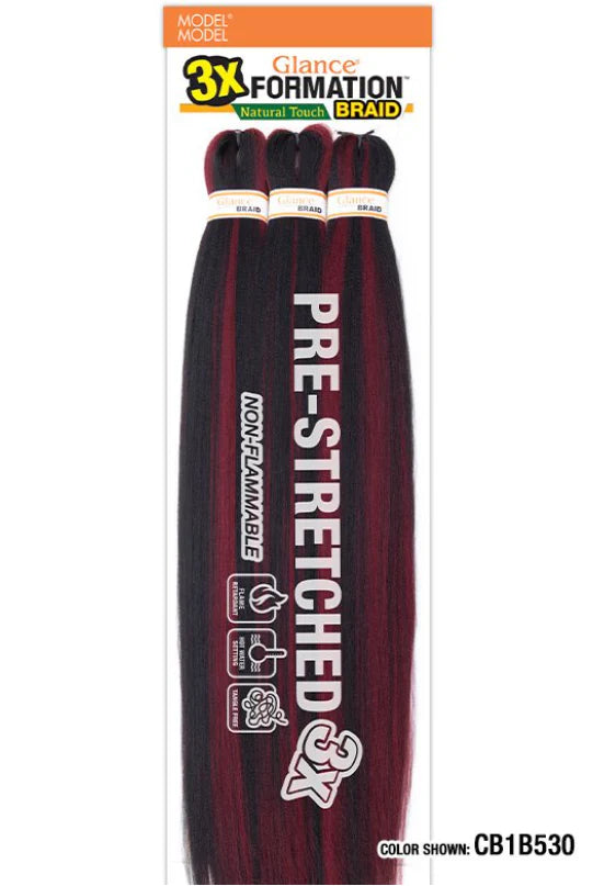 Model Model 3X Formation Pre-Stretched Braiding Hair - 60"