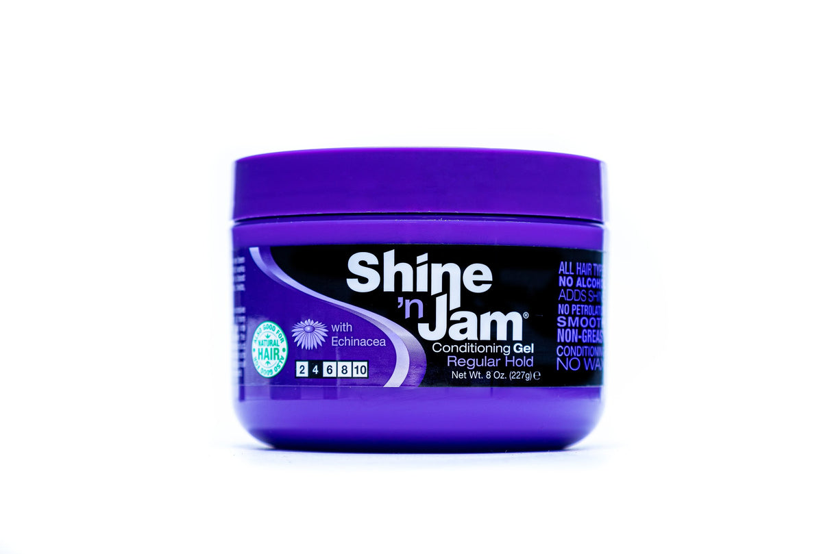 Ampro Pro Styl Shine 'n Jam Reguler Hold, Conditioning Gel 8 oz