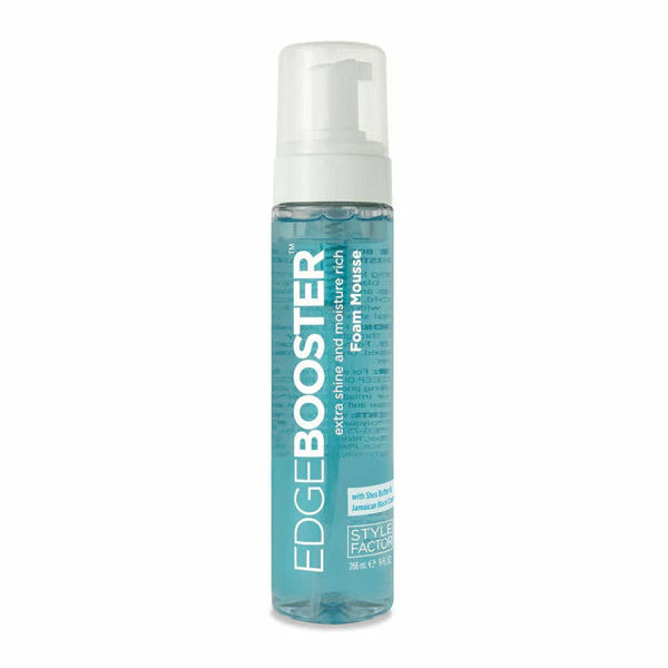 Style Factor Edge Booster Extra Shine Foam Wrap Moisture Rich Foam Mousse 9 Oz