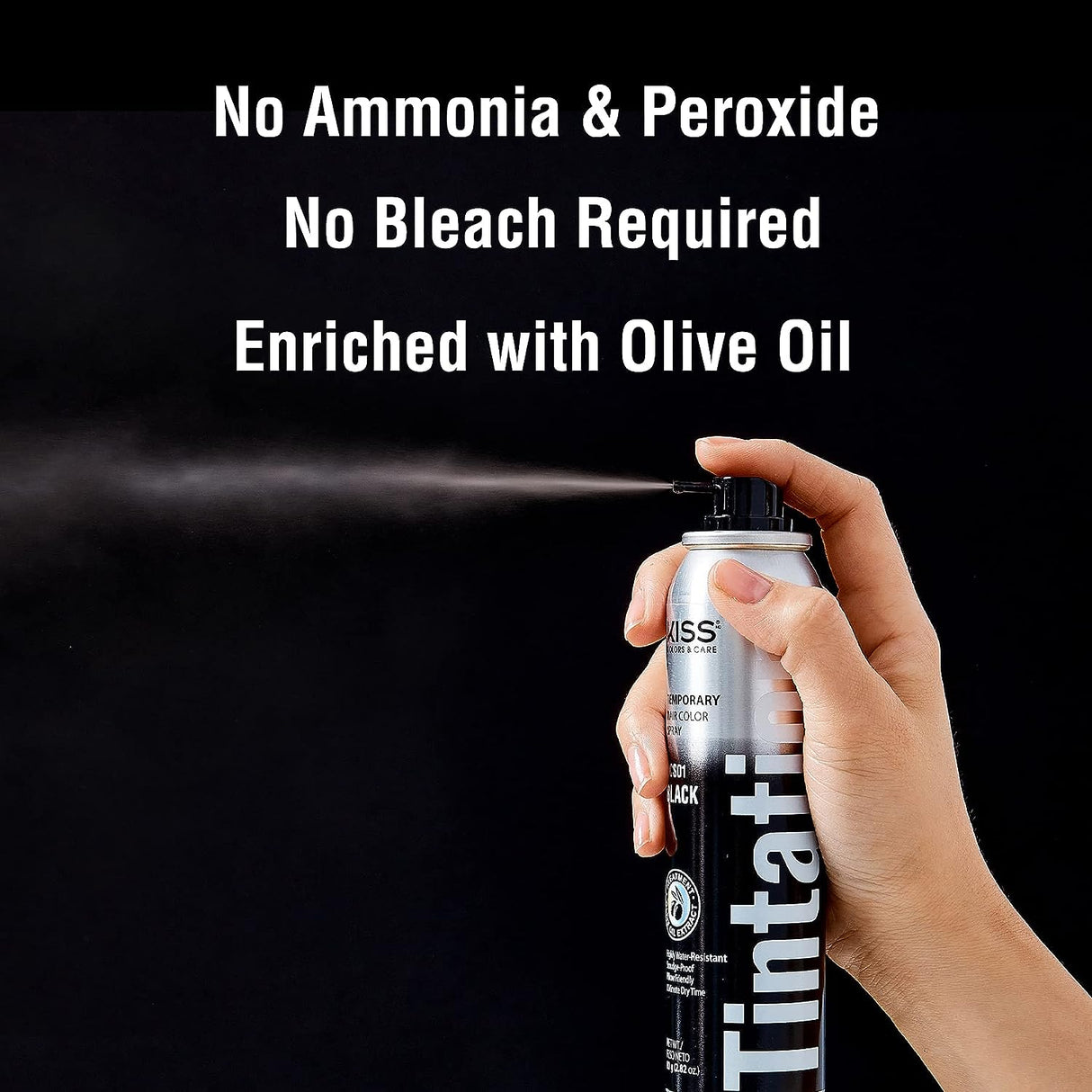 RED BY KISS Tintation Temporary Hair Color Spray - 6 oz