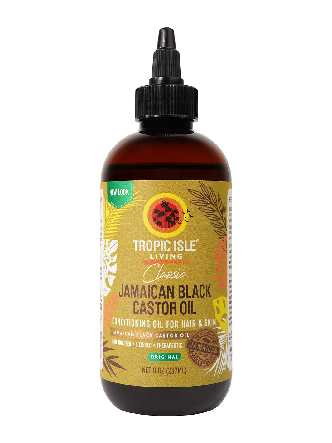Tropic Isle Original Blend Castor Oil nourishing natural oil 8 oz for healthy hair and skin-2