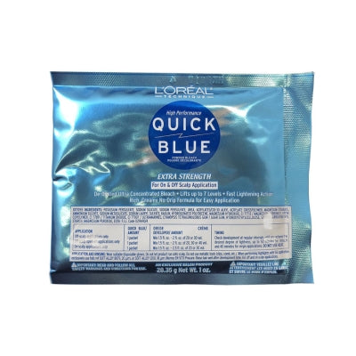 LOREAL QUICK BLUE POWDER BLEACH EXTRA STRENGTH - 1OZ