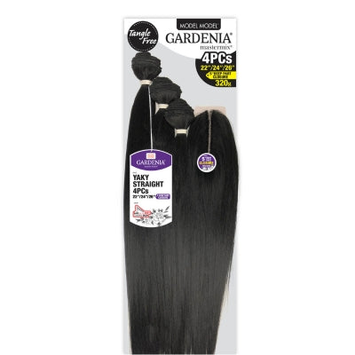 Model Model Gardenia Yaki Straight Hair Extension - 4 Pack